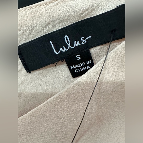 Lulu’s Stylish & Sincere Beige Long Sleeved Top - Picture 9 of 14